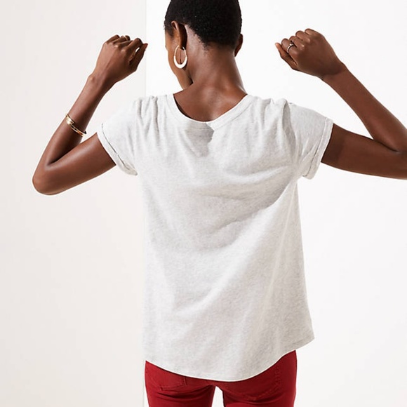 NWT LOFT Cute Pretzel Tee SOFT and FUN PLUS SIZE - Picture 3 of 6